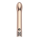 Розовый мини-вибратор G-точки Jewel - 12 см.