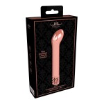 Розовый мини-вибратор G-точки Jewel - 12 см.