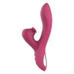 Розовый вибратор-кролик Dual G-Spot Vibe - 22,5 см.