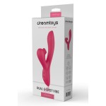 Розовый вибратор-кролик Dual G-Spot Vibe - 22,5 см.