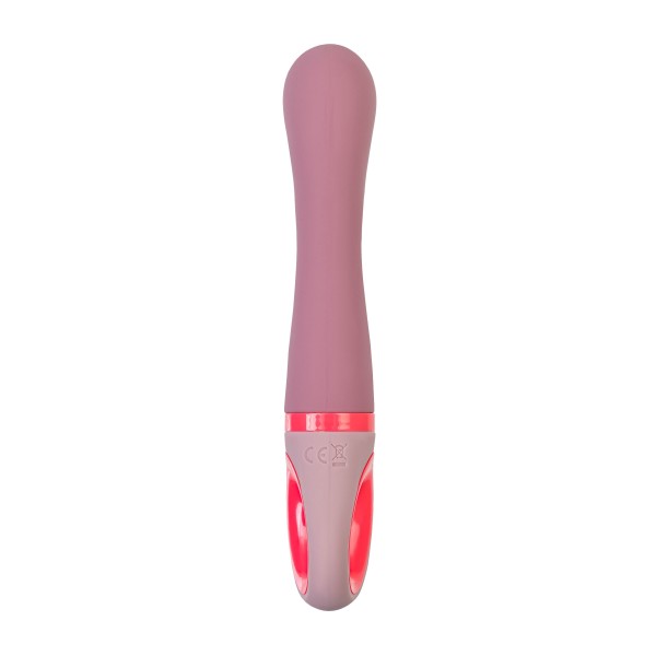 Розовый вибратор для G-стимуляции Rose - 19 см.