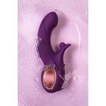 Фиолетовый вибратор Julli с функций Up Down - 20,5 см.