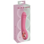 Розовый тонкий вибратор для точки G Slim G-Spot Rose - 21,4 см. Розовый тонкий вибратор для точки G Slim G-Spot Rose - 21,4 см.