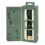 Зеленый стимулятор точки G Luxurious G-Spot Massager - 19,5 см.