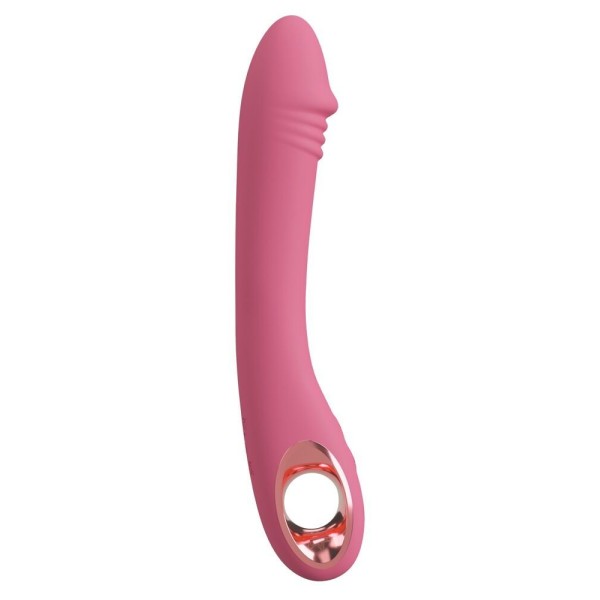 Розовый тонкий вибратор для точки G Slim G-Spot Rose - 21,4 см. Розовый тонкий вибратор для точки G Slim G-Spot Rose - 21,4 см.