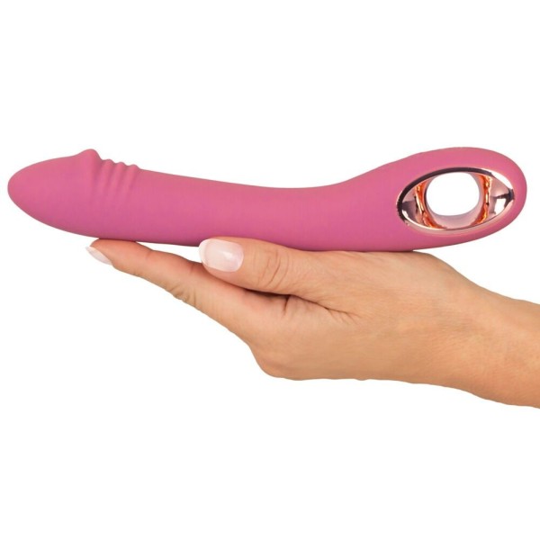 Розовый тонкий вибратор для точки G Slim G-Spot Rose - 21,4 см. Розовый тонкий вибратор для точки G Slim G-Spot Rose - 21,4 см.