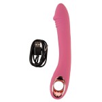 Розовый тонкий вибратор для точки G Slim G-Spot Rose - 21,4 см. Розовый тонкий вибратор для точки G Slim G-Spot Rose - 21,4 см.