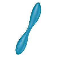 Синий гибкий вибратор Satisfyer G-Spot Flex 1 - 19,5 см. Синий гибкий вибратор Satisfyer G-Spot Flex 1 - 19,5 см.