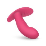 Розовый интерактивный вибромассажёр для ношения Ivy - 12,5 см.