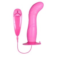 Розовый вибратор для G-точки BUNNY ICY - 18 см. Розовый вибратор для G-точки BUNNY ICY - 18 см.