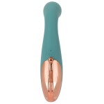 Бирюзовый вибратор для точки G The Magician G-Spot Vibrator - 19 см. Бирюзовый вибратор для точки G The Magician G-Spot Vibrator - 19 см.