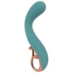 Бирюзовый вибратор для точки G The Magician G-Spot Vibrator - 19 см. Бирюзовый вибратор для точки G The Magician G-Spot Vibrator - 19 см.