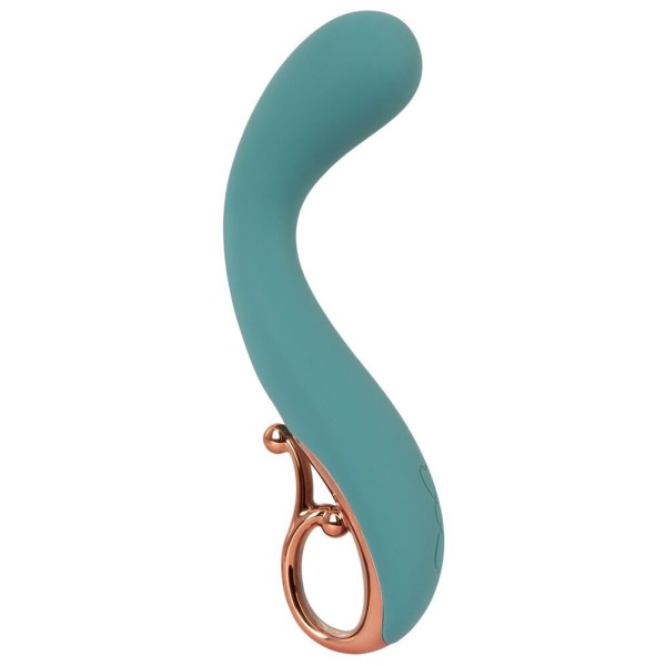 Бирюзовый вибратор для точки G The Magician G-Spot Vibrator - 19 см. Бирюзовый вибратор для точки G The Magician G-Spot Vibrator - 19 см.
