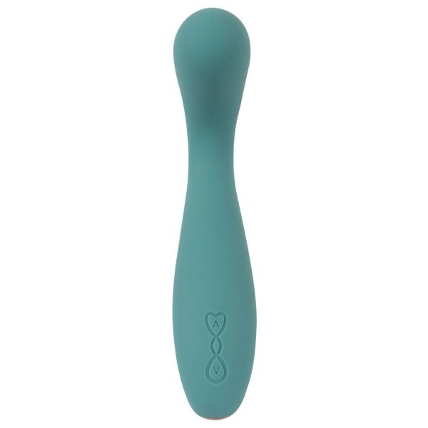 Бирюзовый вибратор для точки G The Magician G-Spot Vibrator - 19 см. Бирюзовый вибратор для точки G The Magician G-Spot Vibrator - 19 см.