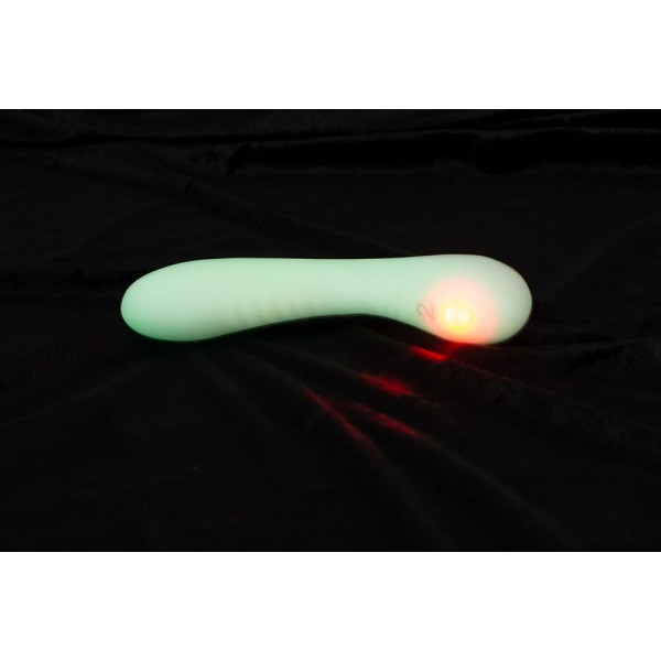 Люминесцентный вибратор для точки G Glow in the dark G-Spot - 17,9 см. Люминесцентный вибратор для точки G Glow in the dark G-Spot - 17,9 см.