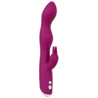 Фиолетовый вибратор A G-Spot Rabbit Vibrator для стимуляции зон G и A - 23,6 см.