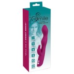 Фиолетовый вибратор A G-Spot Rabbit Vibrator для стимуляции зон G и A - 23,6 см.