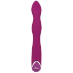 Фиолетовый вибратор A G-Spot Rabbit Vibrator для стимуляции зон G и A - 23,6 см.