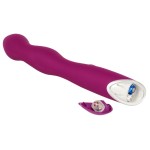 Фиолетовый вибратор A G-Spot Rabbit Vibrator для стимуляции зон G и A - 23,6 см.