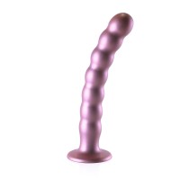 Розовый фаллоимитатор Beaded G-Spot - 21 см. Розовый фаллоимитатор Beaded G-Spot - 21 см.