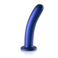 Синий фаллоимитатор Smooth G-Spot - 17,7 см. Синий фаллоимитатор Smooth G-Spot - 17,7 см.