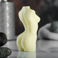 Белое фигурное мыло Женское тело №1