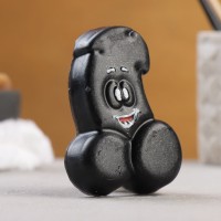 Черное фигурное мыло Веселый фаворит 2D - 75 гр. Черное фигурное мыло Веселый фаворит 2D - 75 гр.