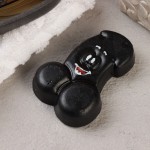 Черное фигурное мыло Веселый фаворит 2D - 75 гр.