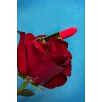 Красный вибратор-помада Pansies - 9 см.