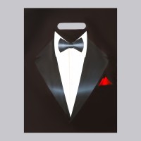 Пакет «Смокинг» полиэтиленовый с вырубной ручкой (30х40 см)