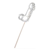 Прозрачный леденец в форме фаллоса со вкусом пина колады Прозрачный леденец в форме фаллоса со вкусом пина колады