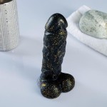 Черное фигурное мыло Мылим по-взрослому - 16 см.
