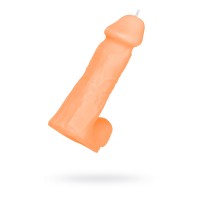 Оранжевая сувенирная свеча «Пенис»