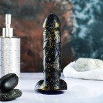 Черное фигурное мыло Мылим по-взрослому - 16 см.