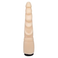 Телесная реалистичная насадка-елочка - 20,5 см.