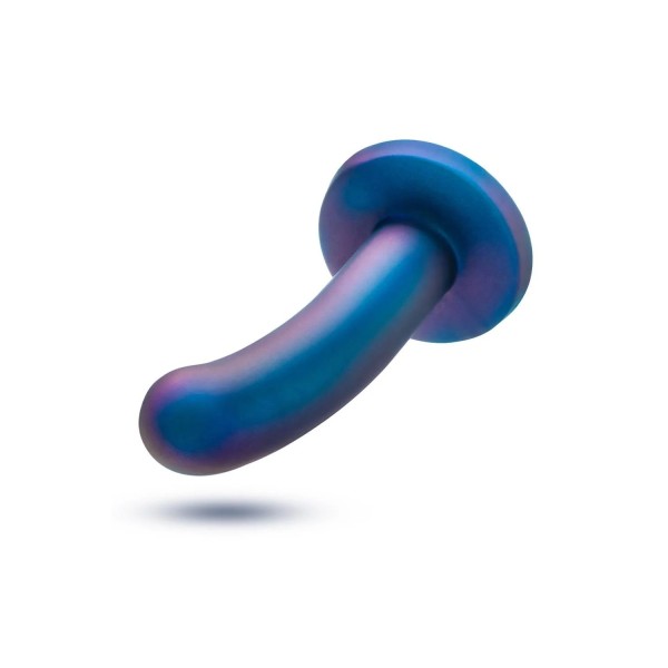 Синяя насадка с гладкой поверхностью Surrender 5.75 Inch Intermediate Pegging Dildo - 14,6 см.