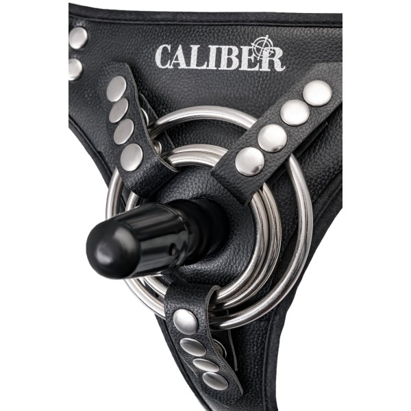 Черные трусики для страпона RealStick CALIBER