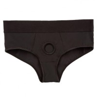 Черные трусы для страпона BACKLESS BRIEF HARNESS L/XL Черные трусы для страпона BACKLESS BRIEF HARNESS L/XL