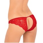 Соблазнительные трусики-бикини Pure NV Crotchless Panty