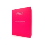 Набор розово-белых вагинальных шариков: двойные и одинарный