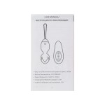 Розовые виброшарики TELLA с пультом-стимулятором