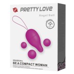 Лиловое вагинальное яйцо с утяжеляющими шариками Kegel Ball Лиловое вагинальное яйцо с утяжеляющими шариками Kegel Ball
