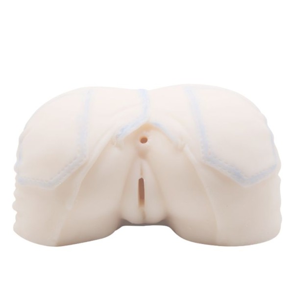 Мастурбатор-попка с двойной вибрацией и двумя входами Мастурбатор-попка с двойной вибрацией и двумя входами