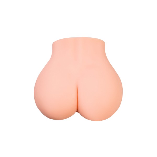 Телесный мастурбатор в форме попки с 2 любовными входами