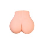 Телесный мастурбатор в форме попки с 2 любовными входами