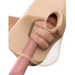 Телесный мастурбатор с вибрацией Double Pounder Vibrating Squeeze Stroker