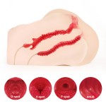 Мастурбатор-полуторс с двойным слоем материала и вибрацией Jenny Onahole Real Vagina Мастурбатор-полуторс с двойным слоем материала и вибрацией Jenny Onahole Real Vagina