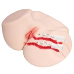 Мастурбатор-полуторс с двойным слоем материала и вибрацией Jenny Onahole Real Vagina Мастурбатор-полуторс с двойным слоем материала и вибрацией Jenny Onahole Real Vagina