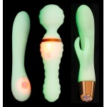 Набор из 3 светящихся в темноте вибраторов Glow in the Dark Set