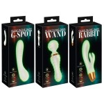 Набор из 3 светящихся в темноте вибраторов Glow in the Dark Set